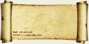 Jelisaveta Jelenković vizit kartica